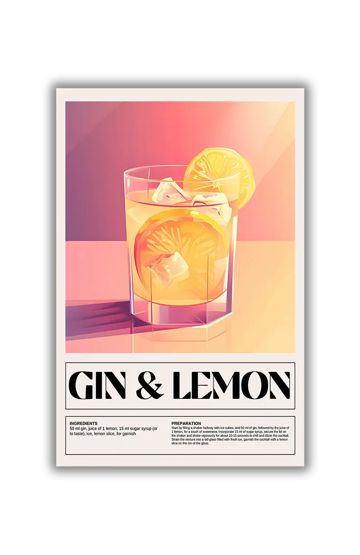 Drinks - Gin & Lemon