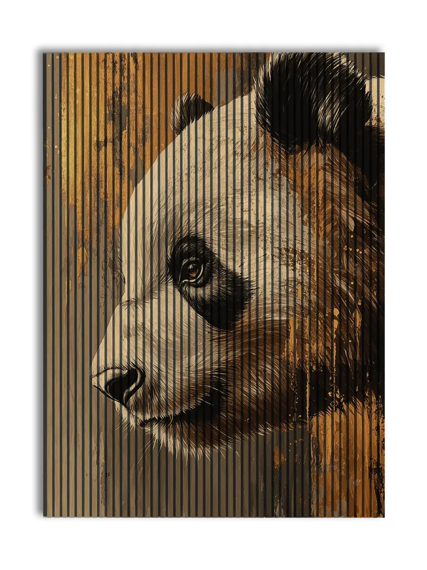 Golden Panda - 180x244 cm akustikpanel