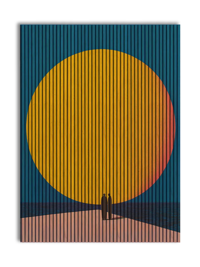 Glowing Sun NO1 - 180x244 cm akustikpanel