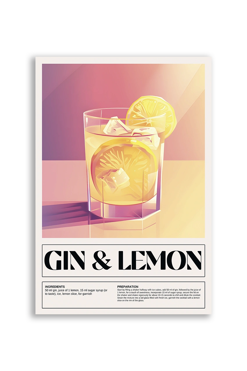 Drinks - Gin & Lemon