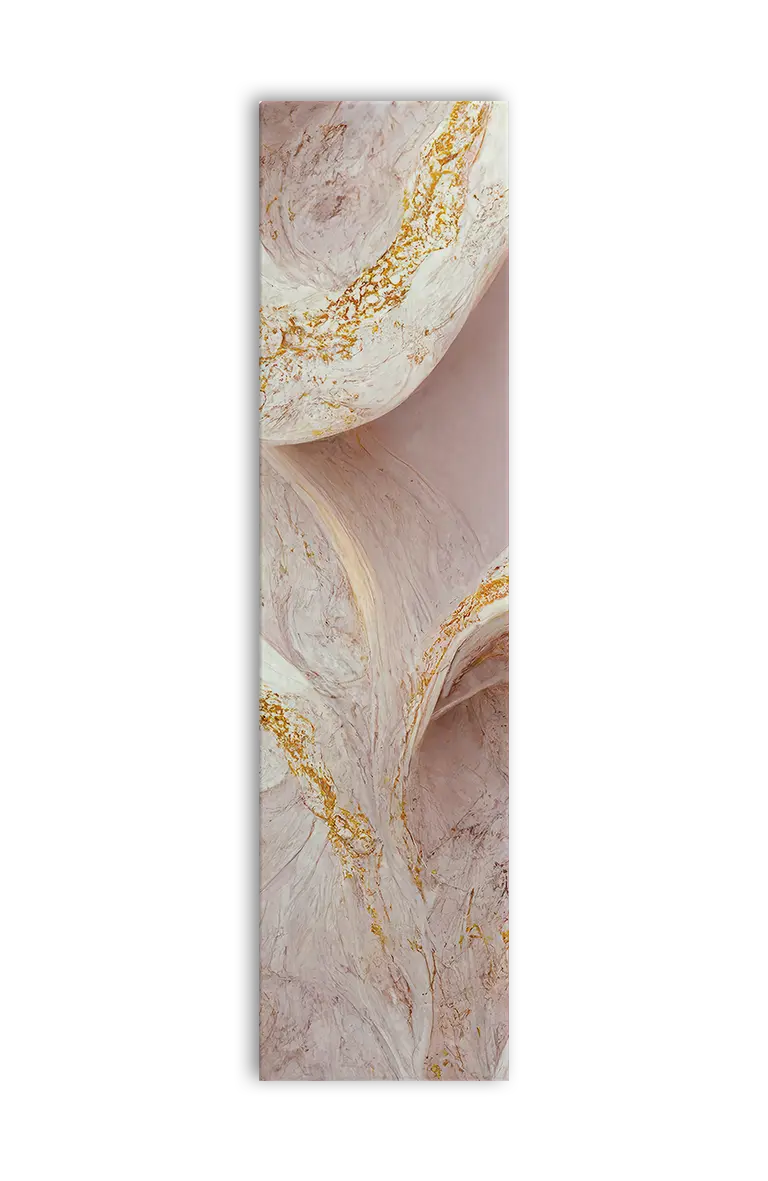 Rosa Marble (Single) Tillægsstykker - 9 mm, 61x242 cm