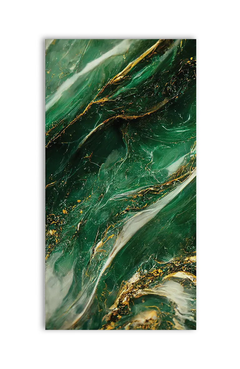 Green Marble (Double) Tillægsstykker - 9 mm, 121x242 cm
