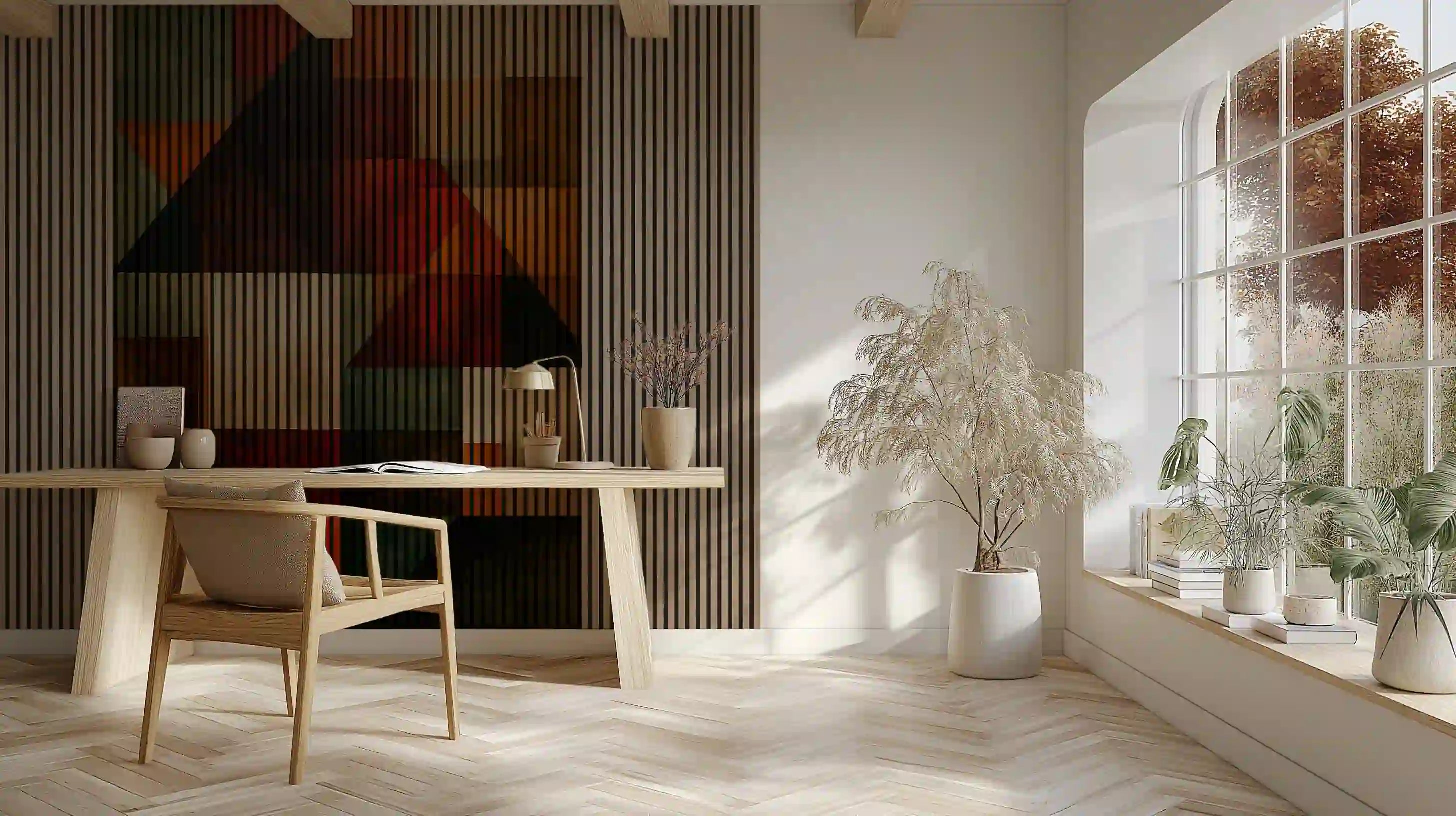 Abstrakt Autumn Fall - Akustikpanel - InEx World of Art