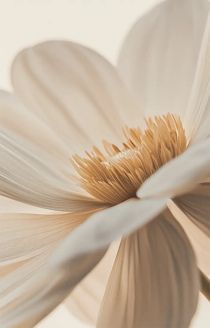 Akustikdæmpende panel fra inex world of art i designet Golden Petals. Akustikdæmpende paneler der skaber god lyd i et rum.