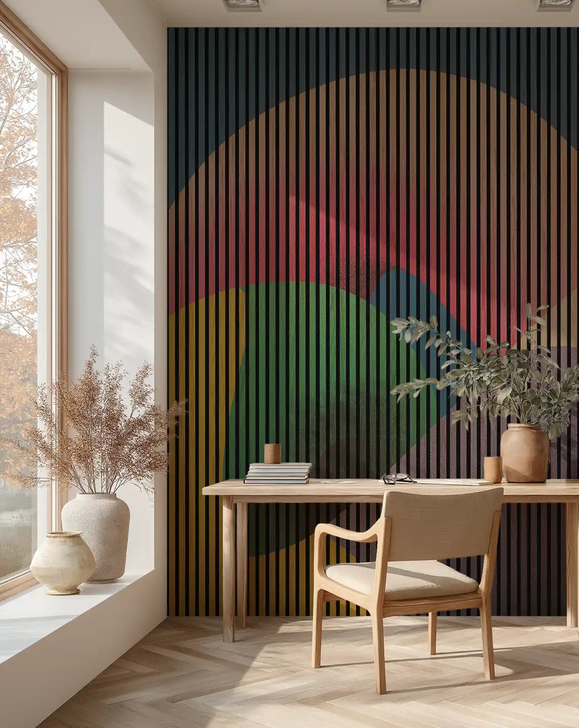 Abstract Forms NO1 - 180x244 cm akustikpanel