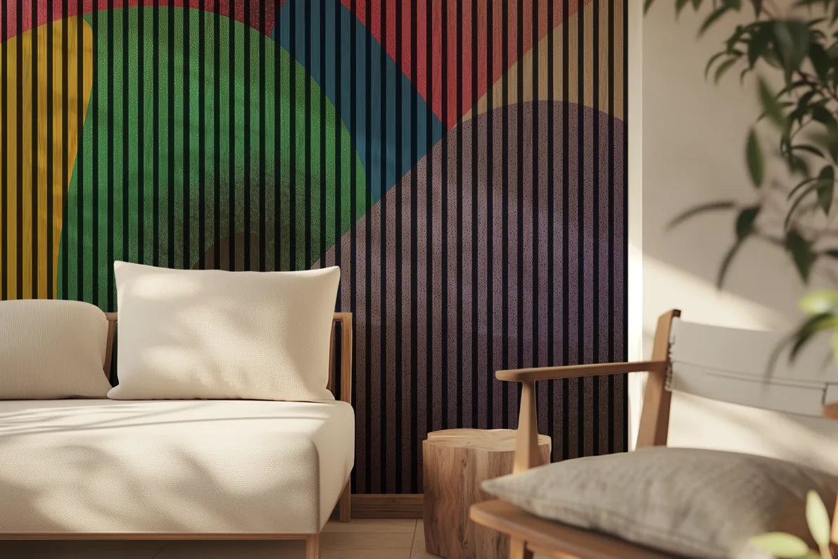 Abstract Forms NO1 - 180x244 cm akustikpanel