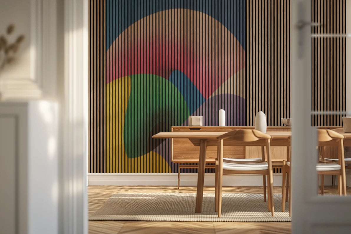 Abstract Forms NO1 - 180x244 cm akustikpanel