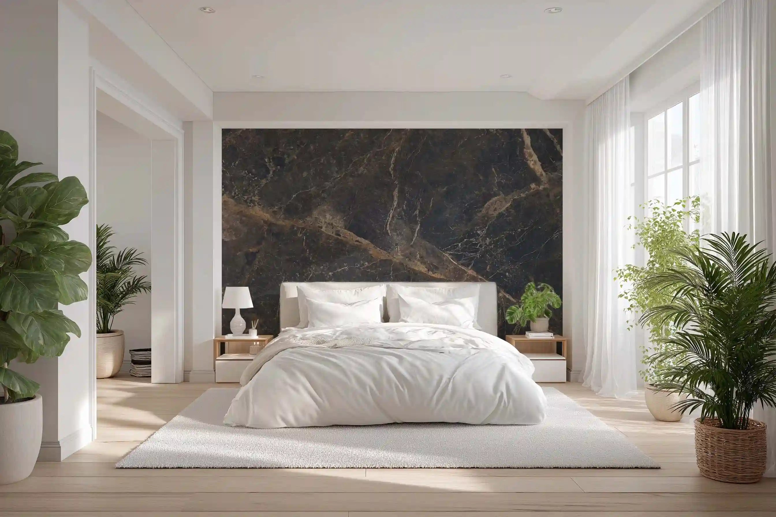 Mørk Marmor - Akustikvæg - InEx World of Art