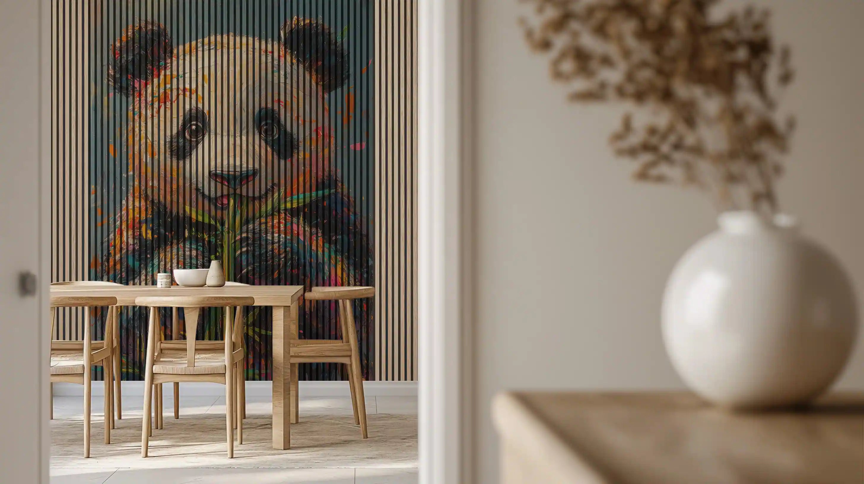 Colorfull Panda - Akustikpanel