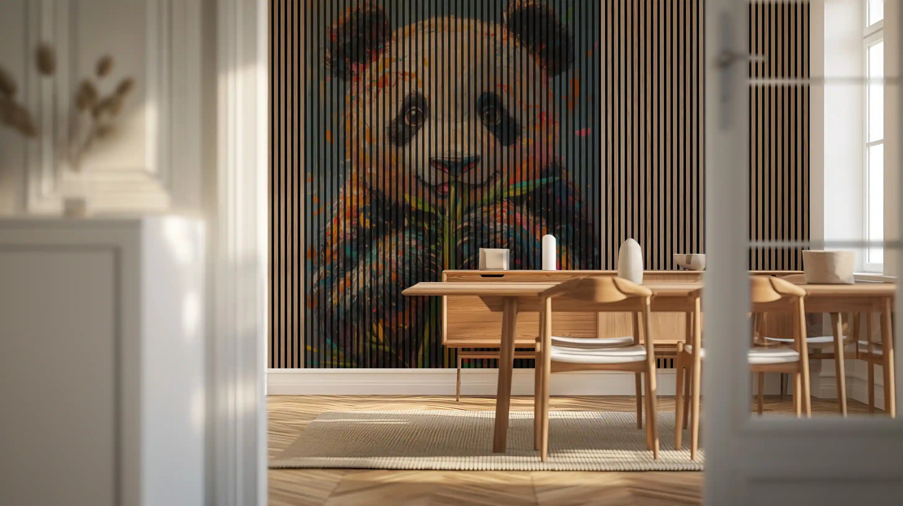 Colorfull Panda - Akustikpanel