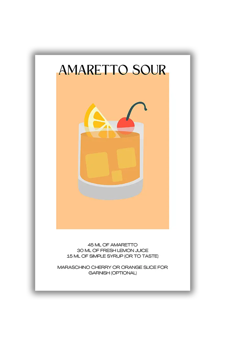 Simple drinks - Amaretto Sour