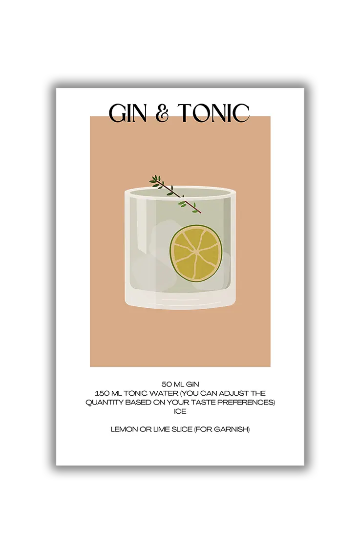 Simple drinks - Gin & Tonic