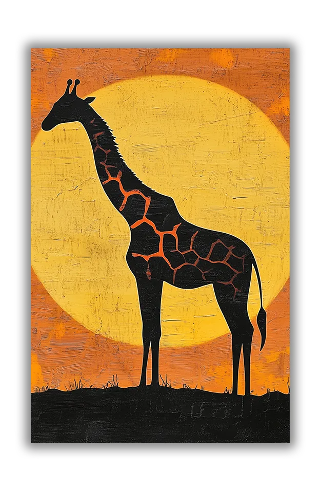 Sunset Giraffe