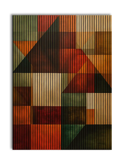 Abstrakt Autumn Fall - 180x244 cm akustikpanel