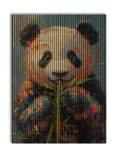 Colorful Panda - 180x244 cm akustikpanel
