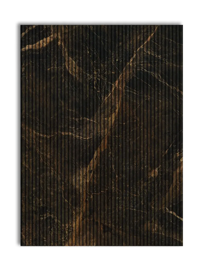 Mørk Marmor - 180x244 cm akustikpanel