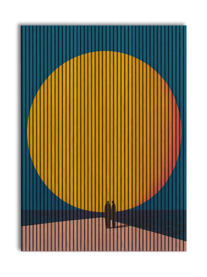 Glowing Sun NO1 - 180x244 cm akustikpanel