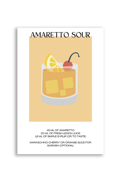 Simple drinks - Amaretto Sour