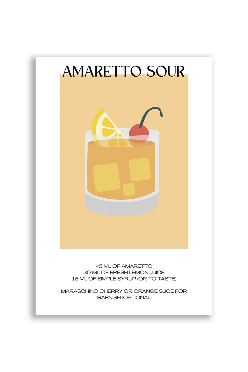 Simple drinks - Amaretto Sour