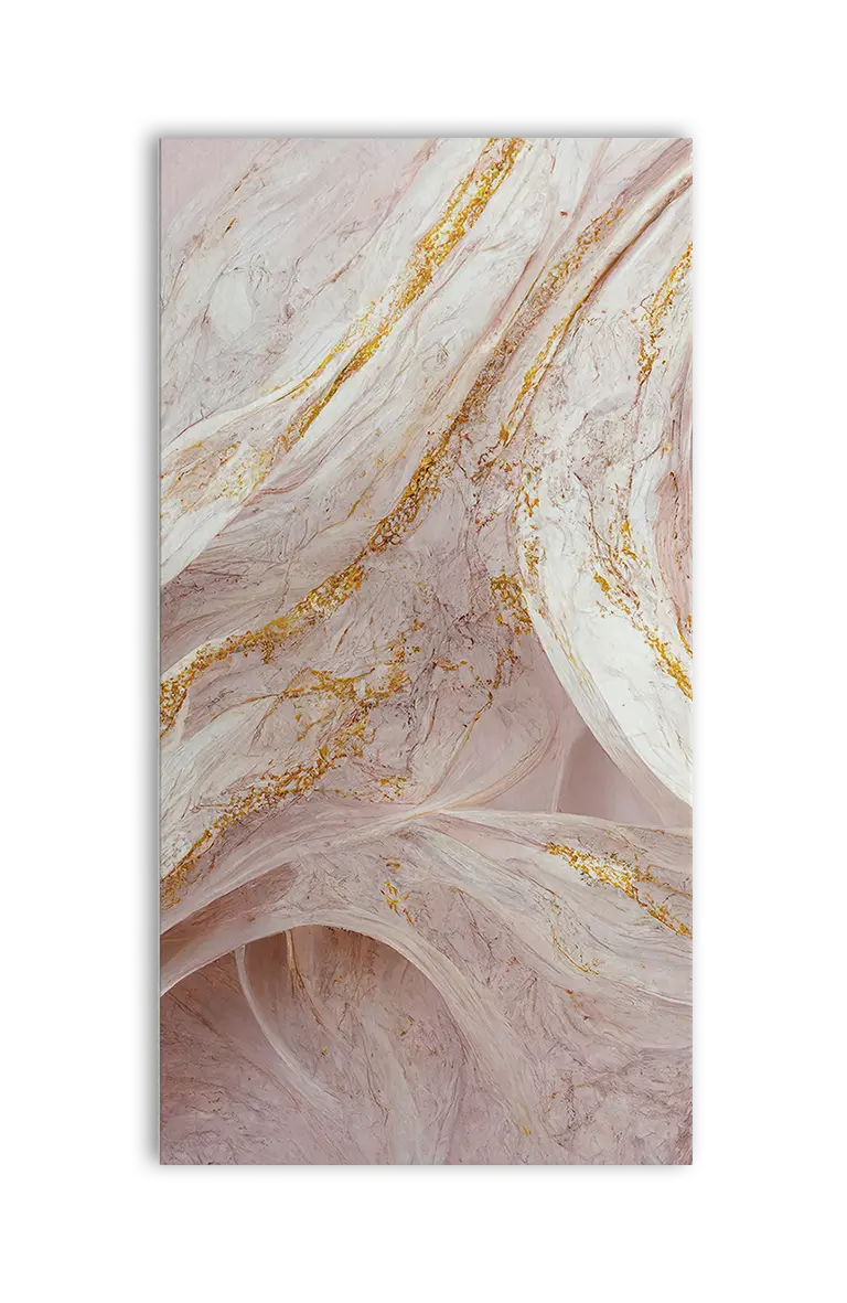Rosa Marble (Double) Tillægsstykker - 9 mm, 121x242 cm