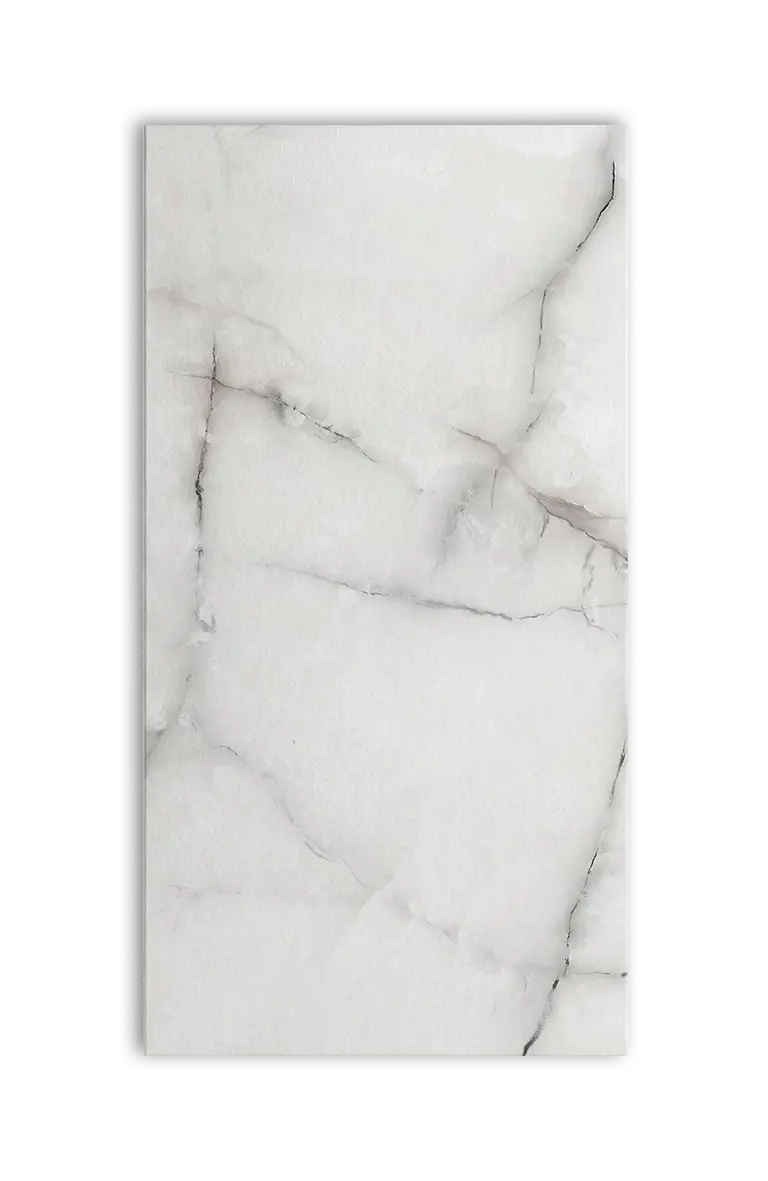 White Marble (Double) Tillægsstykker - 9 mm, 121x242 cm