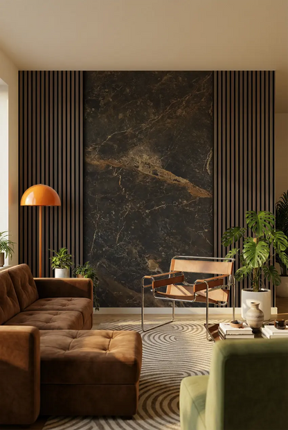 Black Marble (Double) Tillægsstykker - 9 mm, 121x242 cm