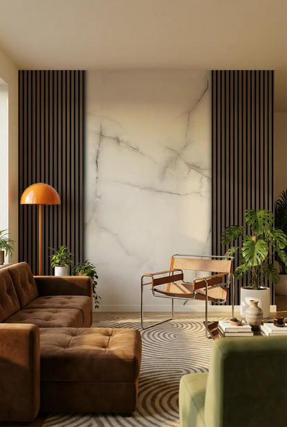 White Marble (Double) Tillægsstykker - 9 mm, 121x242 cm