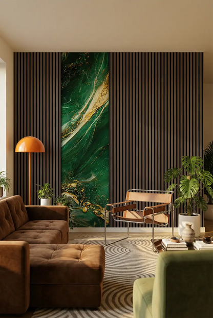Green Marble (Single) Tillægsstykker - 9 mm, 61x242 cm