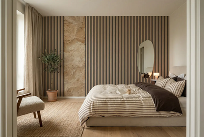 Beige Marble (Single) Tillægsstykker - 9 mm, 61x242 cm