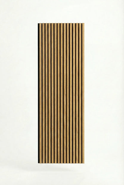 Udendørs akustikpanel i eg (60x240 cm)