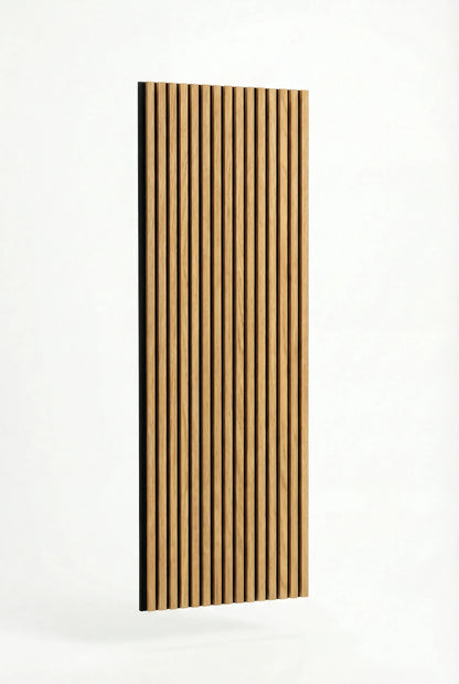 Udendørs akustikpanel i eg (60x240 cm)
