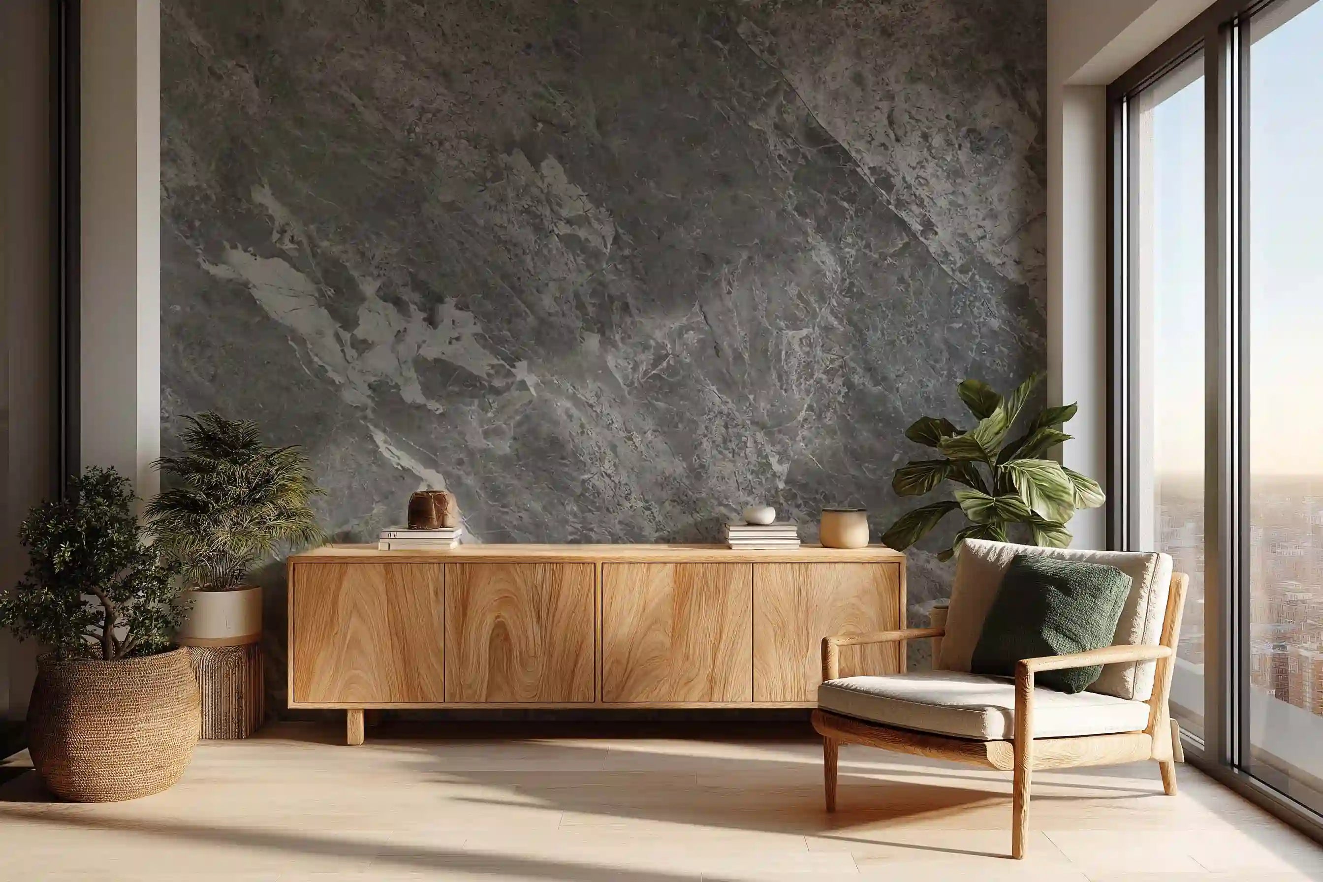 Grå Marmor – Akustikvæg - InEx World of Art