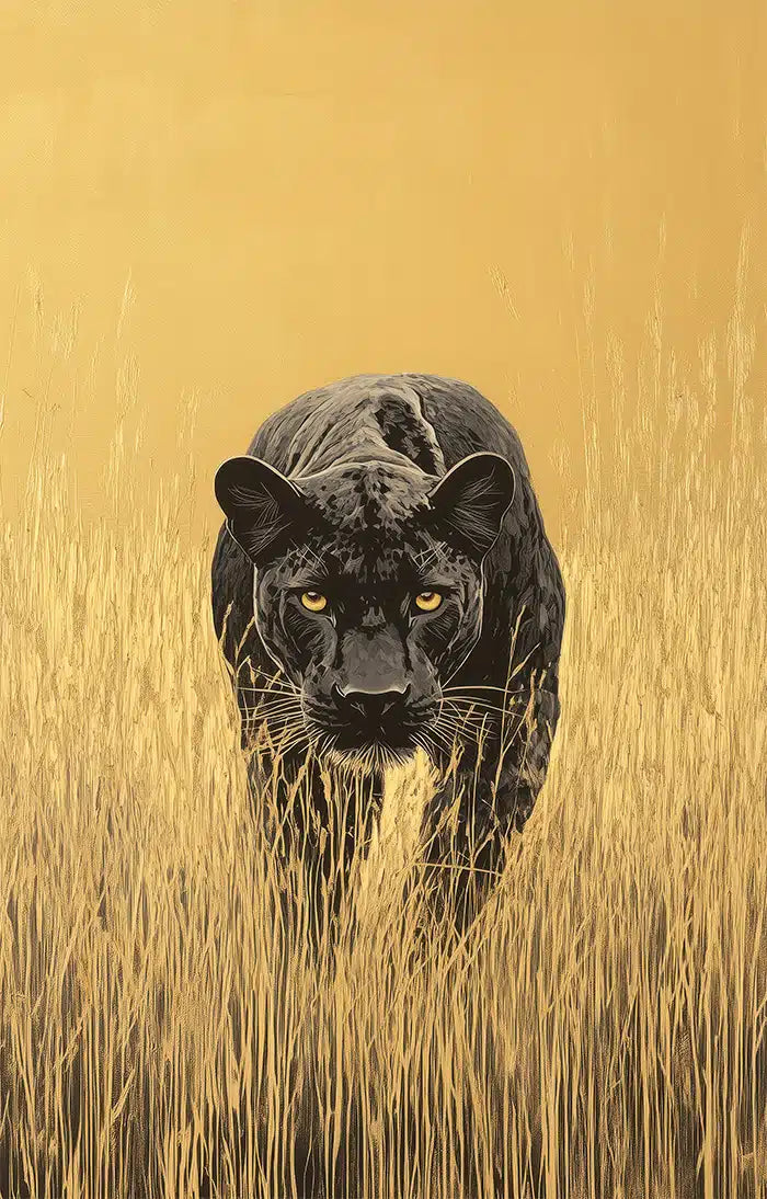 Akustikdæmpende panel fra inex world of art i designet Silent Panther. Akustikdæmpende paneler der skaber god lyd i et rum.