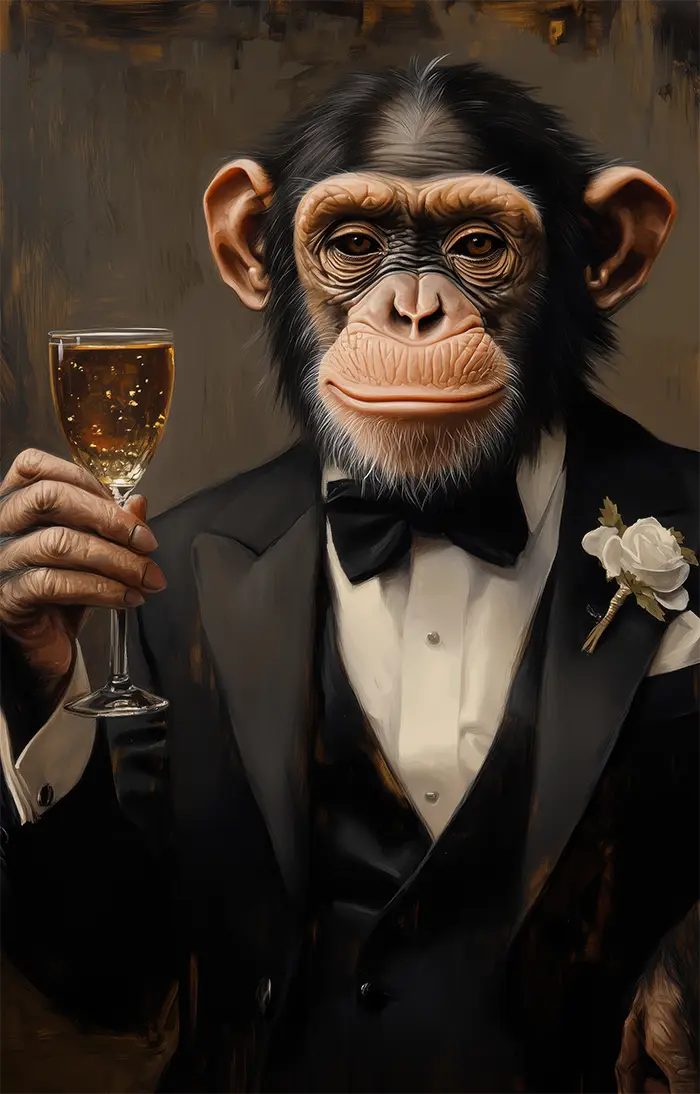 Akustikdæmpende panel fra inex world of art i designet Gentlemonkey. Akustikdæmpende paneler der skaber god lyd i et rum.