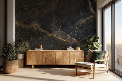 Mørk Marmor - Akustikvæg