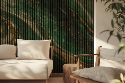 Grøn Marmor - Akustikpanel