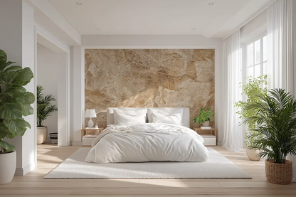 Beige Marmor – Akustikvæg